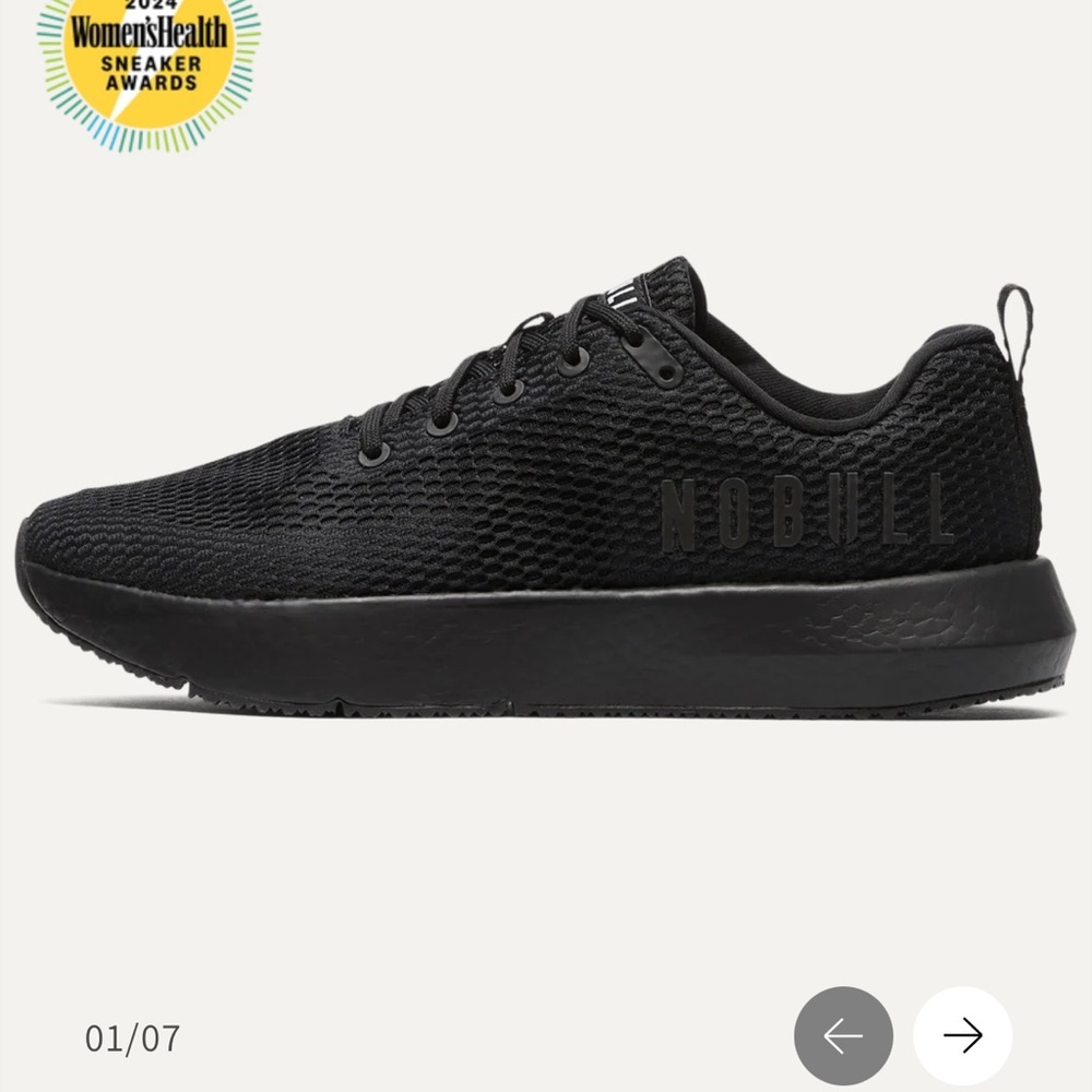 NOBULL Black mesh drive sneakers